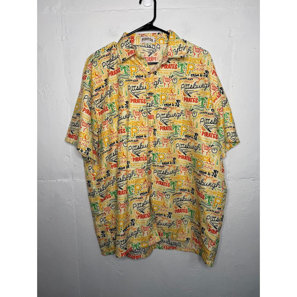 Pittsburgh Pirates Baseball Hawaiian Luau Shirt SGA 8/9/25 Adult SZ XL